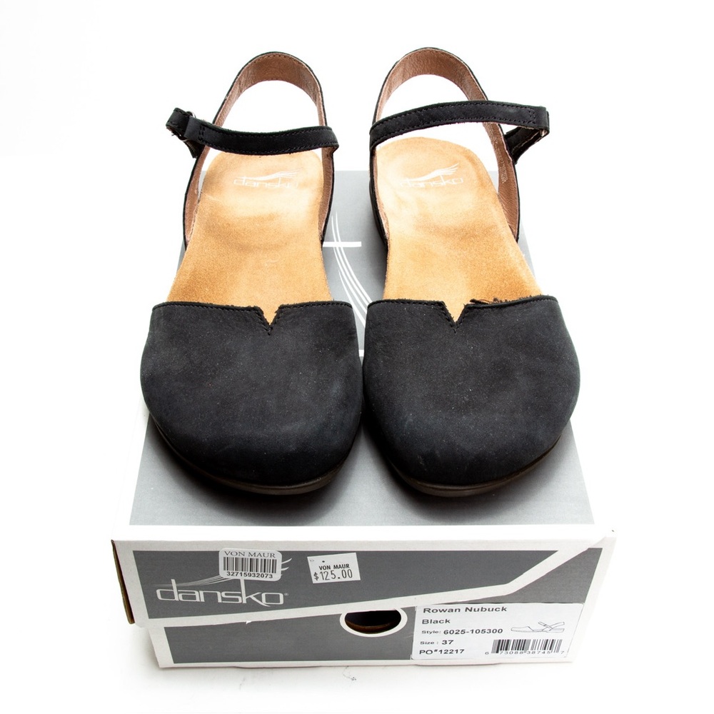 Dansko Scotchguard Women's Black Flats